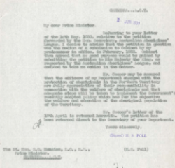 William Coppers Petition To The King, Cover Letter